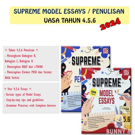 BUNNY 2024 Buku Rujukan Supreme Model UASA TAHUN 4 5 6 Essays