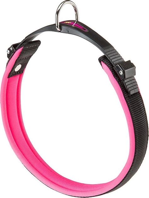 Ferplast Hondenhalsband Ergofluo Tot Cm Pu Roze Zwart Bol