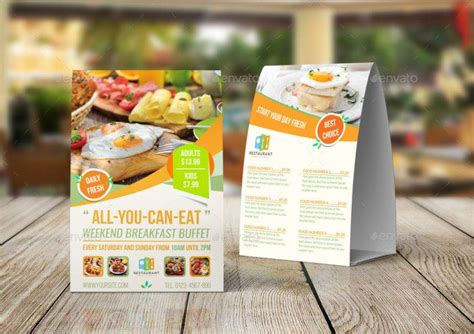 17+ Restaurant Tent Card Designs & Templates - PSD, AI, InDesign, PDF, DOC