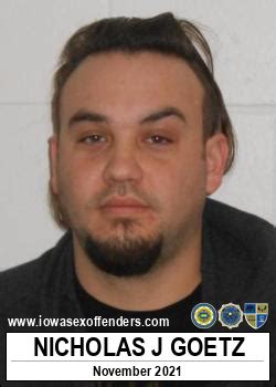 Nicholas John Goetz Sex Offender In Ames IA 50010 IA8103