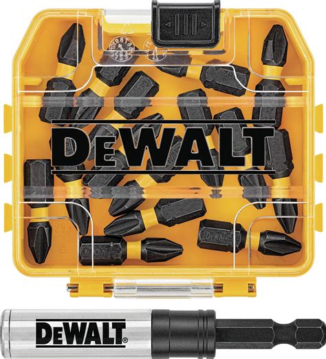 DEWALT Jeu de visseuses à percussion FlexTorq Embouts carrés Phillips