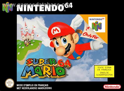 Super Mario 64: Shindou Edition - Nintendo N64 - Artwork - Box