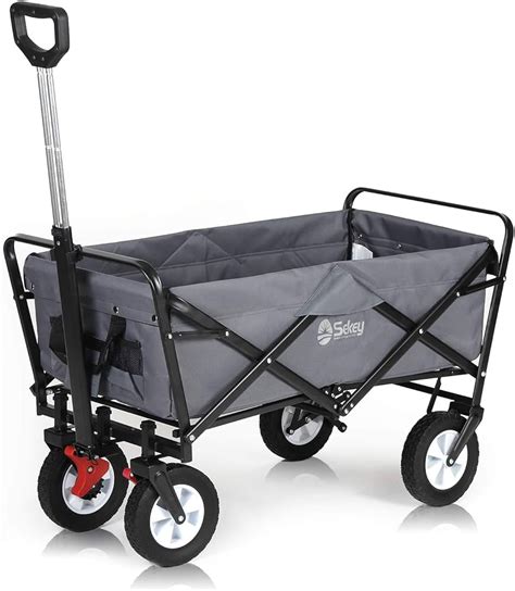 Sekey Collapsible Folding Wagon With Big All Terrain Beach