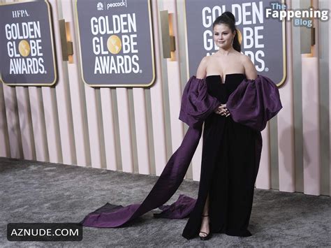 Selena Gomez Sexy Flashes Off Her Tempting Boobs At The 80th Annual Golden Globe Awards In