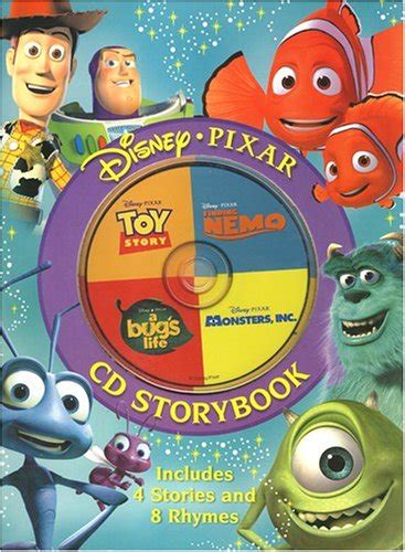 Disneypixar Cd Storybook Finding Nemo Monsters Inc A Bugs Life