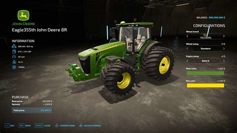 Mod John Deere R Tractor V Fs Farmingsimulator App