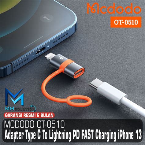 Jual Mcdodo Converter Connector Type C To Lightning Pd Fast Charging