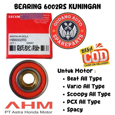 Jual Promo Original Ahm Bearing Laher Bak Cvt Honda Beat Vario