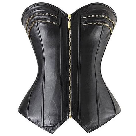 Miss Moly Steampunk Gothique Corset Bustier Acier D Soss Cuir Taille