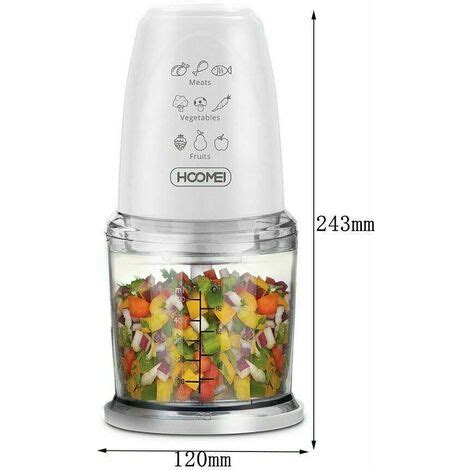 Tritatutto Elettrico Universale Da Cucina Lame W Mixer Ml