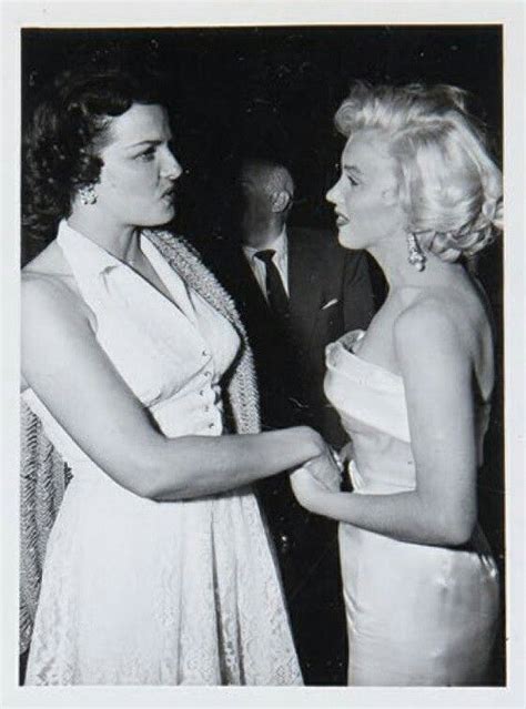 Marilyn Monroe And Jane Russell At Ciros 1953 Jane Russell