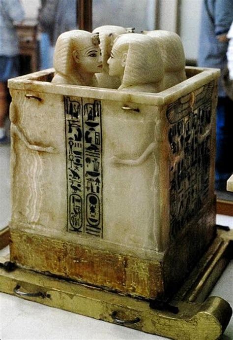 Canopic Chest Of Tutankhamun Cairo Museum Ancient Egypt Ancient