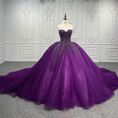 Unique Purple Wedding Dresses