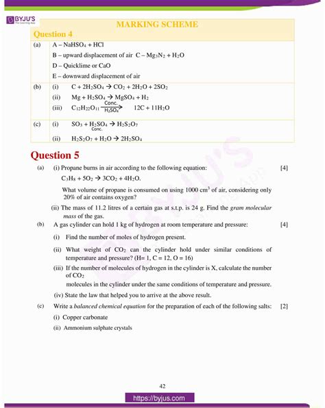 Icse Class Chemistry Question Paper Solution