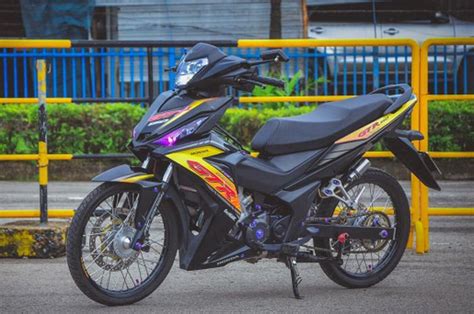 Modifikasi Apik Honda Supra Gtr Jubah Biru Dan Bertampang Sporty Hot