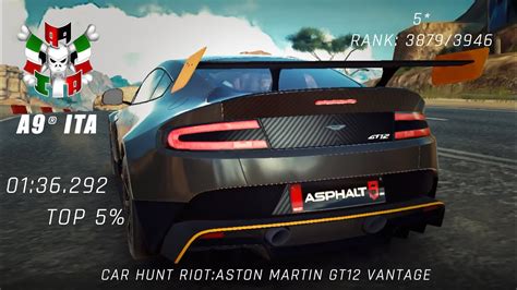 Asphalt 9 Aston Martin Vantage GT12 Riot 1 36 292 Top 5 Rank