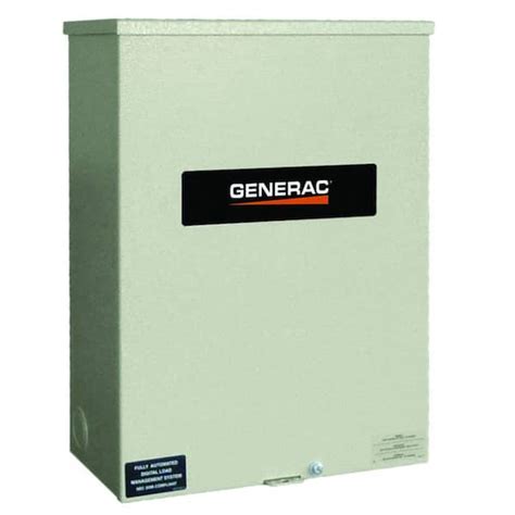 Generac 100 Amp 120 Volt240 Volt Single Phase Nema 3r Smart Transfer