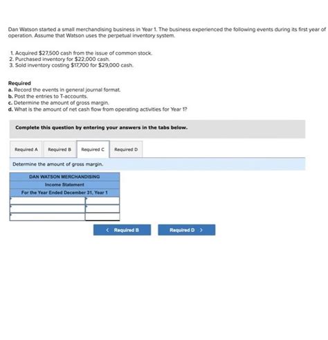 Solved 3 Dan Watson Started A Small Merchandising Business Chegg