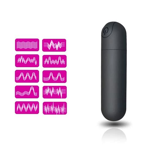 Usb Rechargeable 10 Speed Vibrating Mini Bullet Vibrator Waterproof