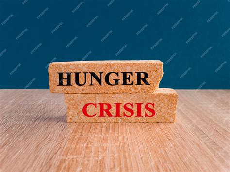 Premium Photo Hunger Crisis Symbol Concept Words Hunger Crisis On