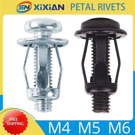 M4 M5 M6 M8 Petal Rivets Nut Carbon Steel Lock Nut Bolt Hollow Iron