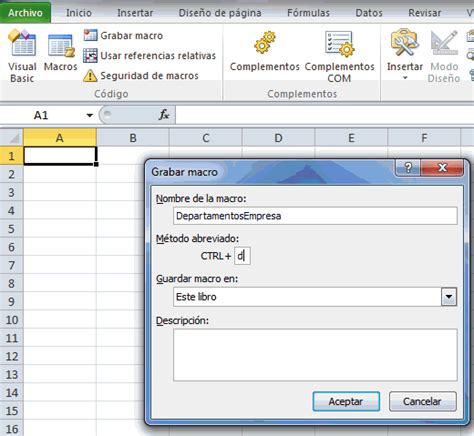 Crear Una Macro Excel Total