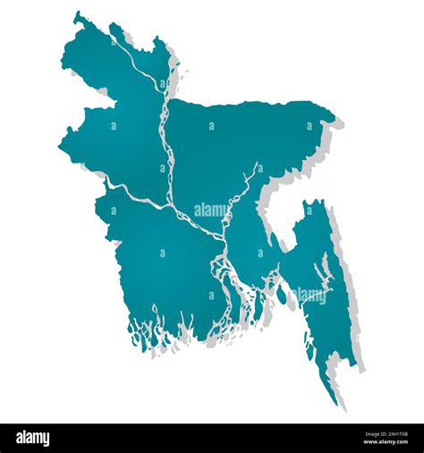 Bangladesh map illustration. Vector design Stock Vector Image & Art - Alamy