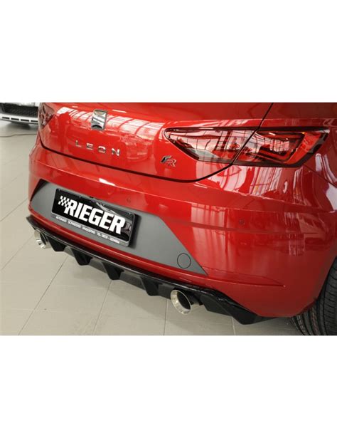 Rieger Tuning Duplex Heckdiffusor für Seat Leon 5F Facelift RIEGE