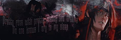 Itachi Banner By Happysadlifee On Deviantart