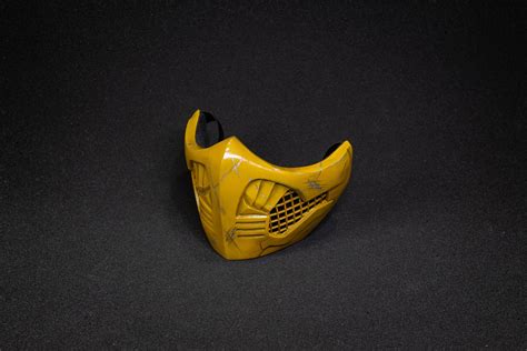 Scorpion Mask From Mortal Kombat X for Coplay Costume not 3d - Etsy
