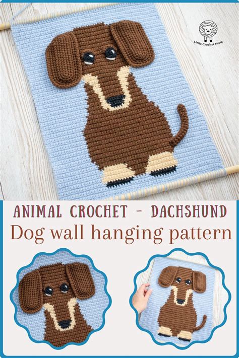 Dachshund Crochet Wall Hanging Pattern Artofit
