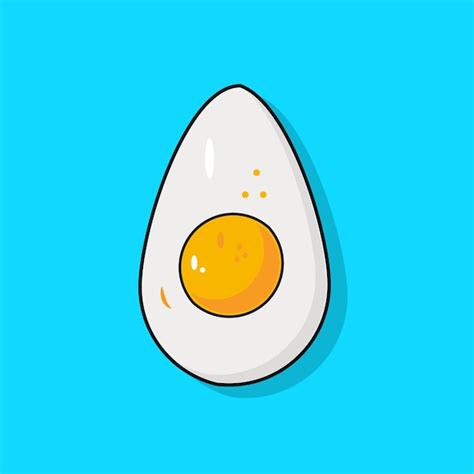 Premium Vector Free Vector An Egg In Cartoon Style