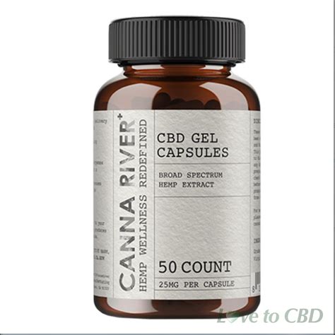 Canna River Cbd Capsules Broad Spectrum Gels With Hemp Extract