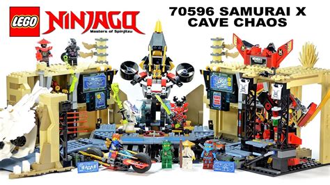 LEGO Ninjago 70596 Samurai X Cave Chaos Speed Build W Jay Lloyd Wu