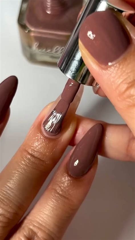 Pink So Low Dark Pink Nude Nail Polish By Huella Video Video Nude Nail Polish Nails