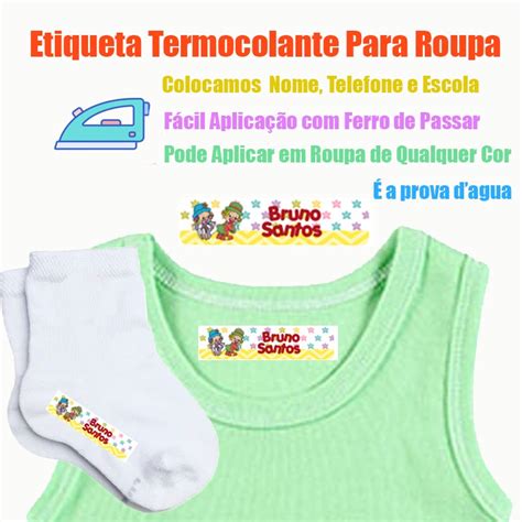 Etiquetas Termocolantes Personalizadas Para Roupa Tema Patati Patata