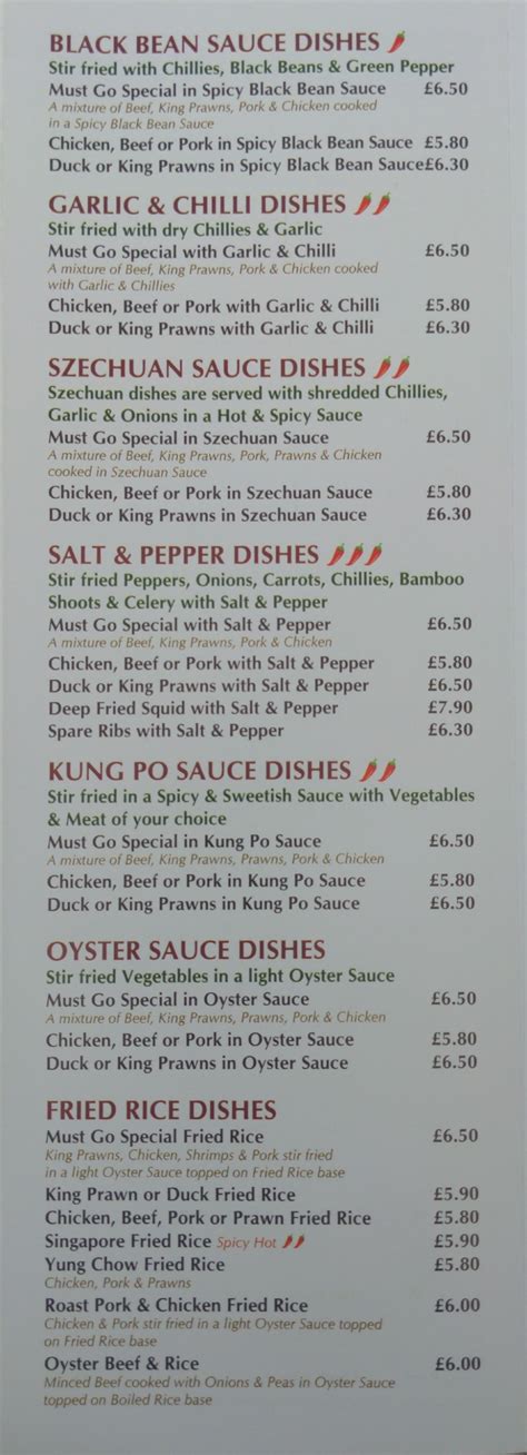 Must Go Stratford Upon Avon S Full Menu Online