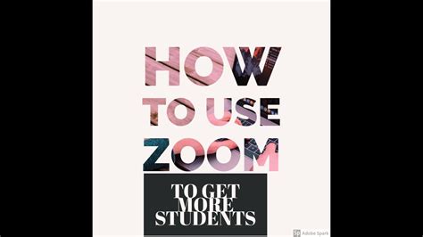 How To Use Zoom Application Youtube