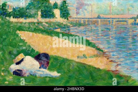 Georges Seurat Artwork Bathers At Asni Res Une Baignade Asni Res