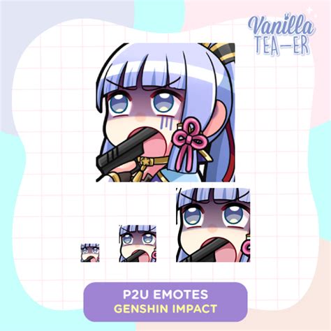 P2u Emote Gun Ayaka Gi Vanilla Tea Er S Ko Fi Shop Ko Fi ️ Where Creators Get Support