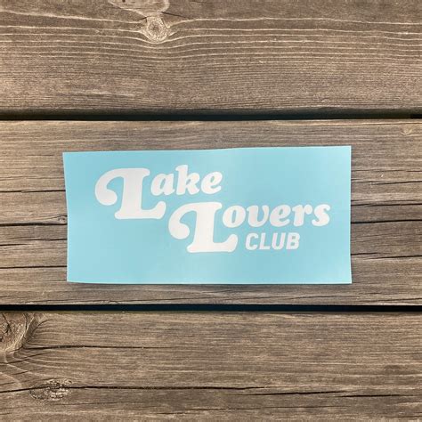 Lake Lovers Club Decal — Lake Lovers Club