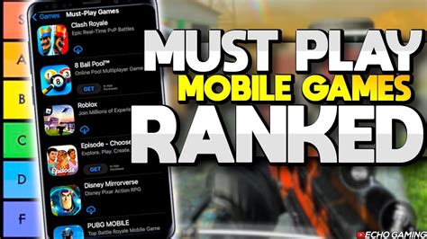 Ranking Must Play Mobile Games In The App Store Youtube