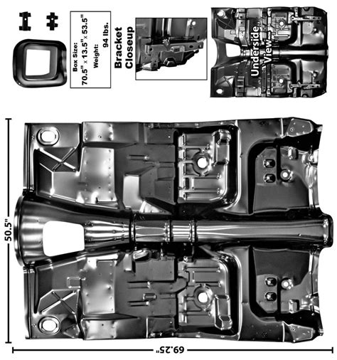 Firebird Trans Am Floor Pan With Braces M T Dynacorn U