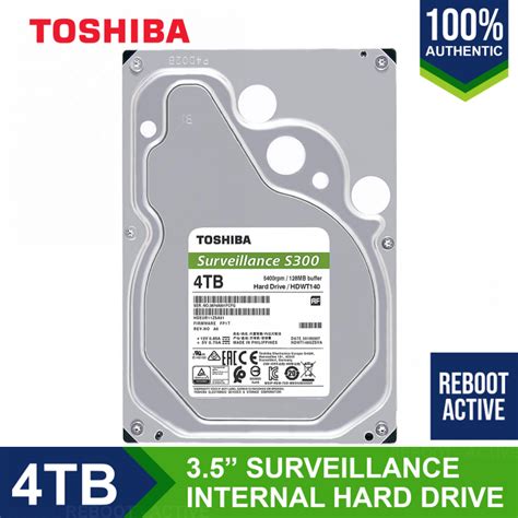 Toshiba S300 4TB Surveillance 3 5 Internal SATA Hard Drive For DVR NVR