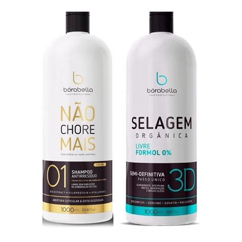 Combo Borabella D Selagem S Formol Shampoo Antiresiduos Shopee Brasil