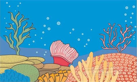 Marine Life Clipart-tropical coral reef an underwater ecosystem biome ...