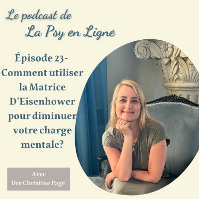 Le Podcast de la Psy en ligne Psychologie et charge mentale Épisode