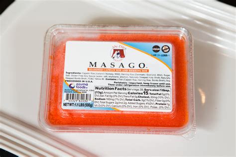 Masago Seasoned Capelin Roe Sashimi At Home