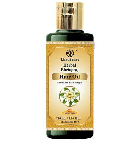 Khadi Care Herbal Hair Oil Bhringraj Buy Bottle Of 2100 Gm Oil At Best Price In India 1mg