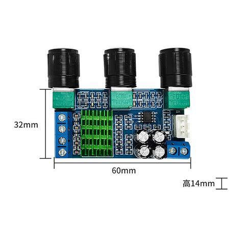 XH M567 TPA3116D2 Dual Channel Stereo Digital Audio Power Amplifier